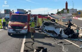 Accident de trànsit a Vila-real amb tres persones ferides i dos mortes